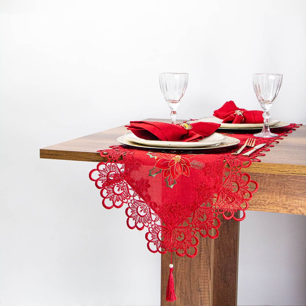 Camino Flor Rojo 40x180 cm XM519C3 Miolé Home