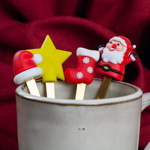 Cucharitas Navidad Set 3 Incluye: Gorro; Estrella; Bota; Pascuero Miolé Home