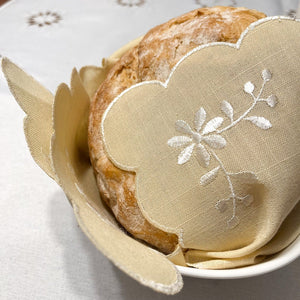 Esconera Bordada Beige Beige ZOPANB Miolè