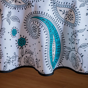Mantel Antimanchas India Redondo Redondo - 6 Personas (180cm) DA608R Miolé Home