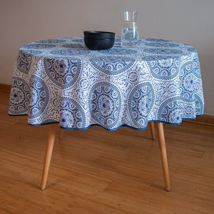 Mantel Antimanchas Malta Redondo Redondo - 6 Personas (180cm) DA1461R Miolé Home