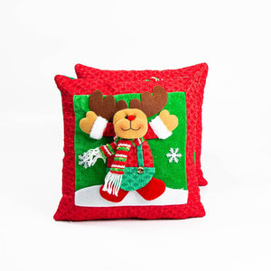 Set 2x Fundas de Cojín Rudolph Verde 45x45 cm JM6170R Miolé
