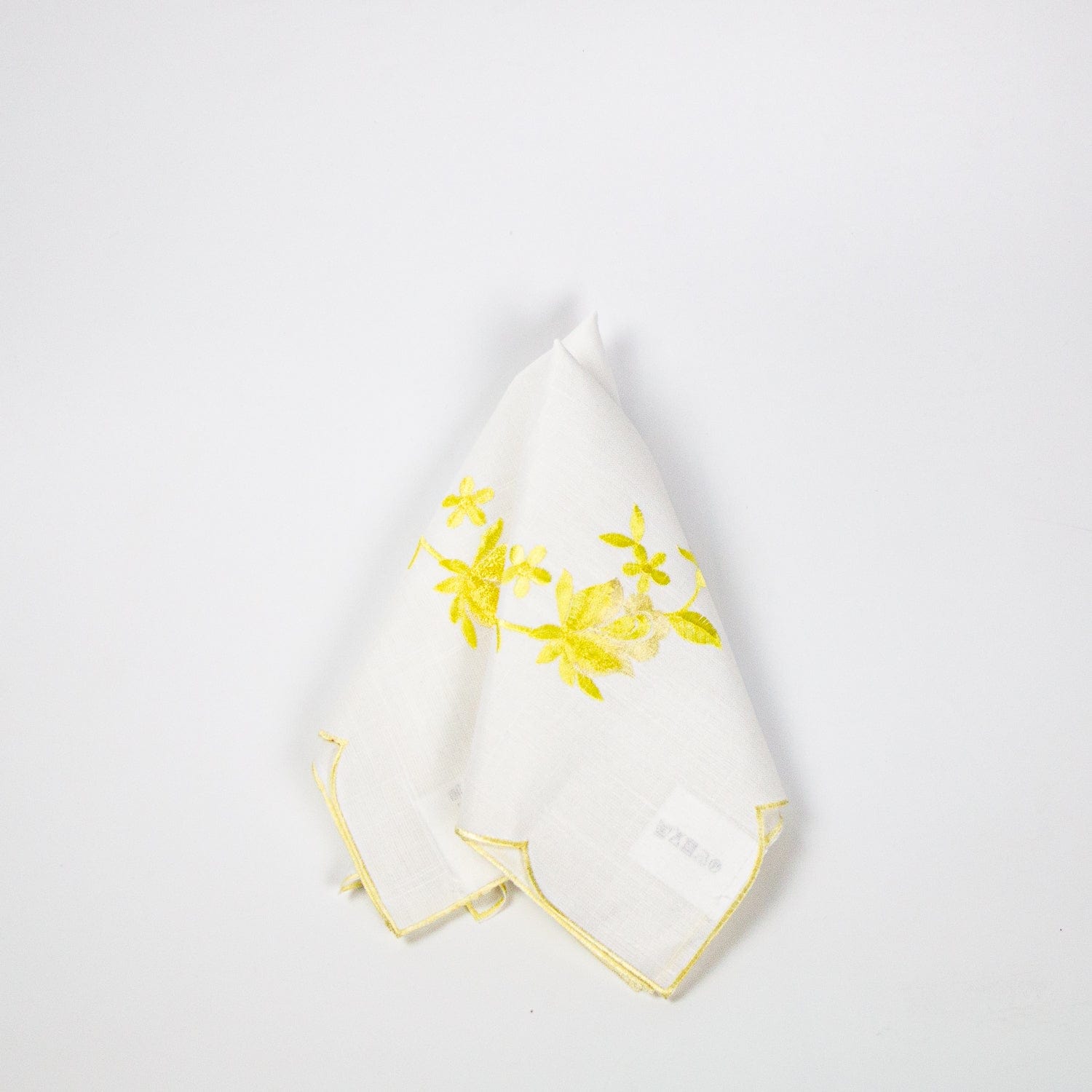 Set 2x Servilletas Bordadas Amarillas Amarillo - 45x45 cm ZO191A Miolé