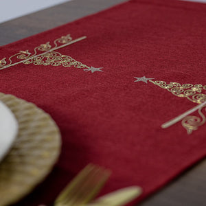 Camino Árbol Rojo 40x175 cm TEX19061C3 Miolé Home