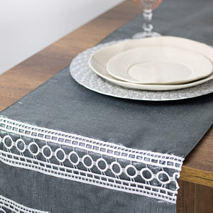 Camino Brillo Geométrico 35x180 cm ZO017C3 Miolé Home