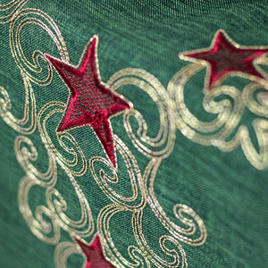 Camino Estrella Real Verde 35x170cm TEX20112C3 Miolé Home