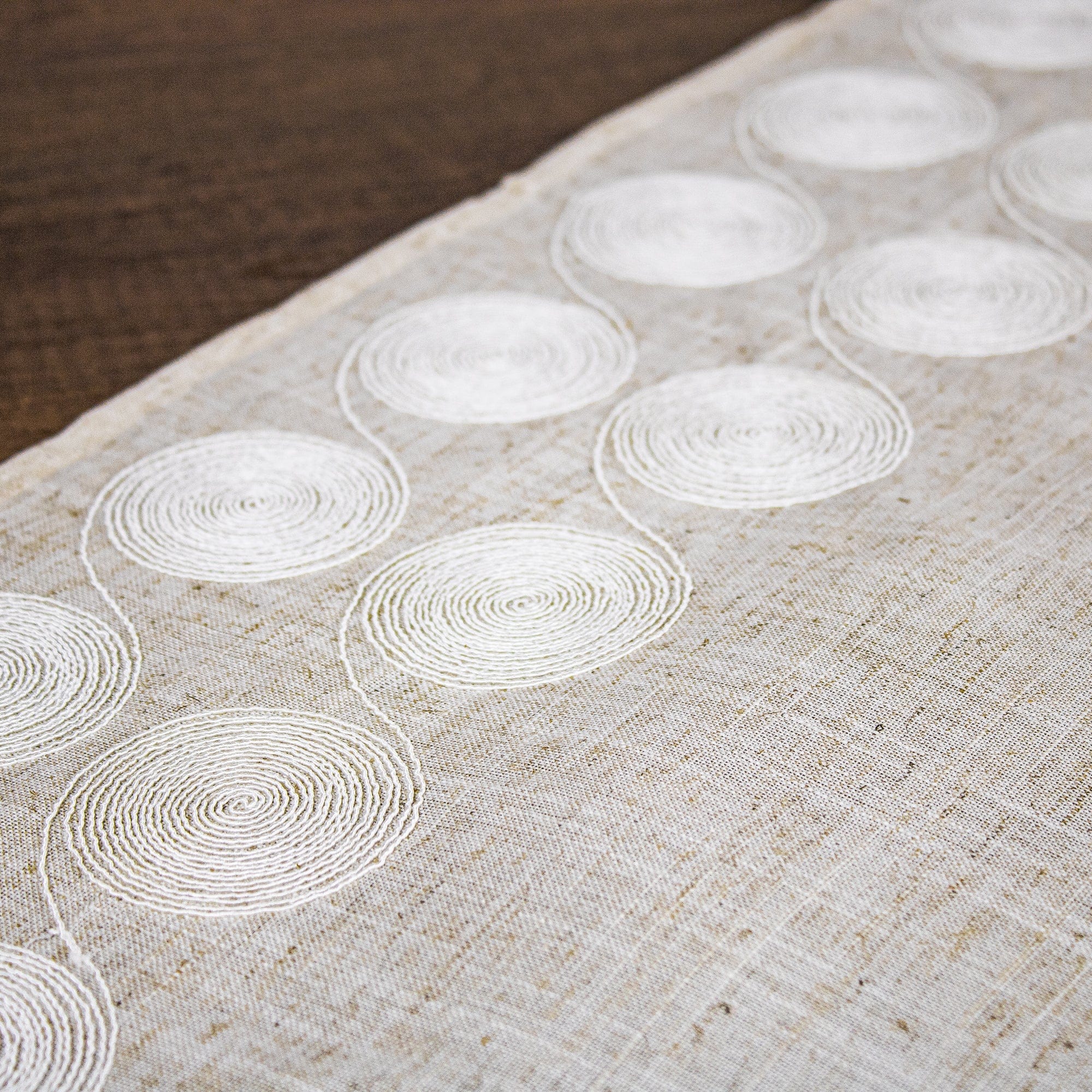 Carpeta Circle Lino 85x85 cm ZO2101C Miolé Home