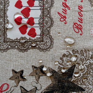 Mantel Antimanchas Navidad December Rectangular - 6 Personas (150x250cm) DA108M Miolé