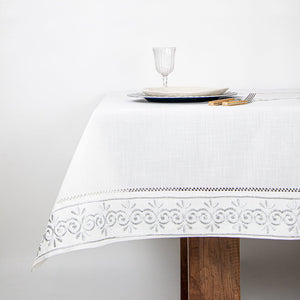 Mantel Classic Plata Rectangular - 4 Personas (150x230cm) ZO42N Miolé Home