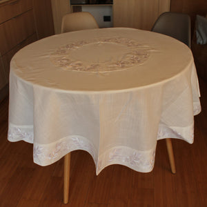 Mantel Ethan Redondo Redondo - 6 Personas (180cm diámetro) ZO364R Miolé