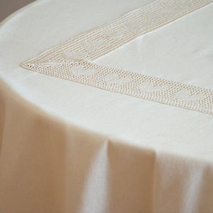 Mantel Romántico Redondo Redondo - 6 Personas (180cm) TEX1524R Miolé