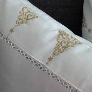 Set 2x Fundas de Cojín Arbolito Dorado 45x45 cm ZO11F Miolé