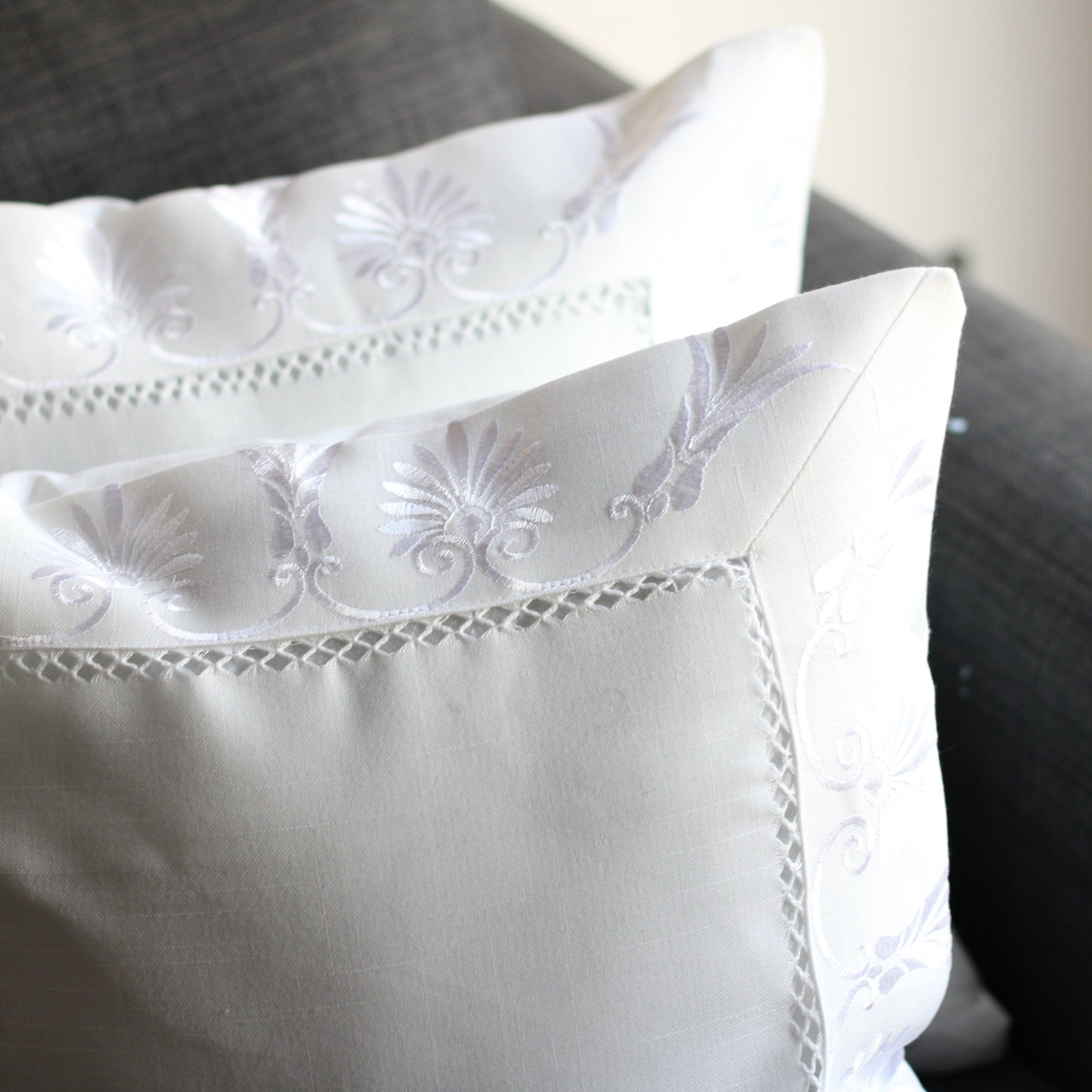Set 2x fundas de cojín Bianco Blanco - 43x43 cm ZO534F Miolé