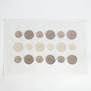Set 2x Tapete Circle Natural 30x45 cm ZO8108T Miolé Home