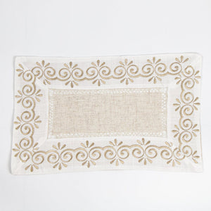 Set 2x Tapetes Rectangulares Classic 30x45 cm ZO41T Miolé