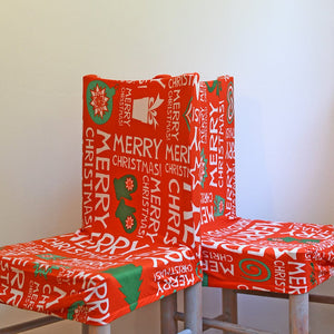 Set 6x fundas de silla Noel Merry Christmas JM4157D Miolé