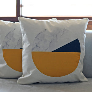 Set dos 2x fundas de cojín Moon Crudo - 43x43 cm JM5015M Miolé